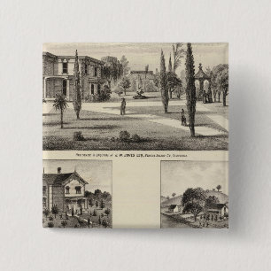 Residences, Monastery 2 Inch Square Button