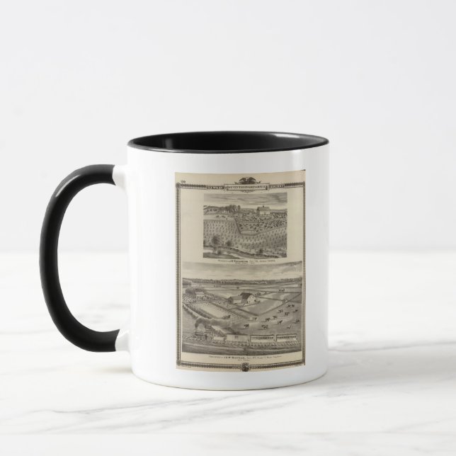 Residences of JW Richardson & JD McGlothlen Mug (Left)
