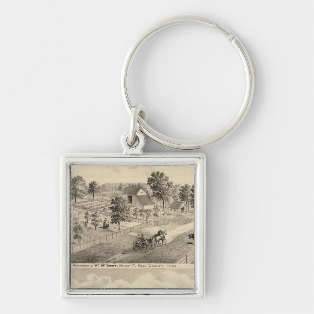 Residences of McDivitt and Robinson Keychain (Front)