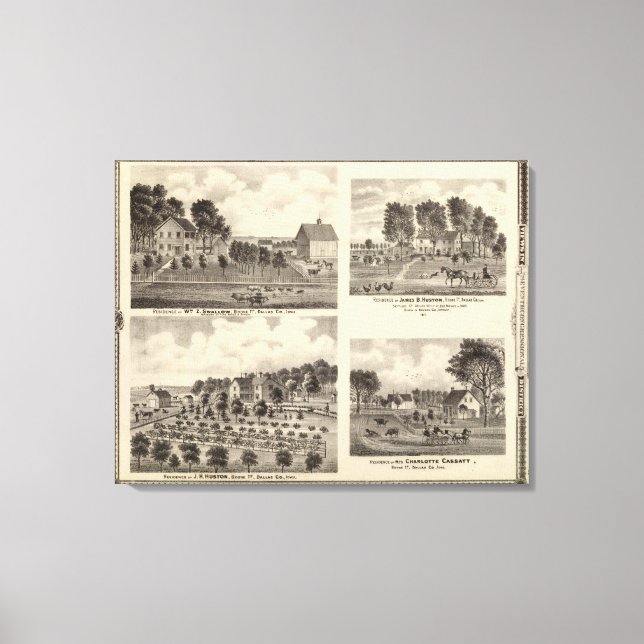 Residences of Swallow Canvas Print (Front)