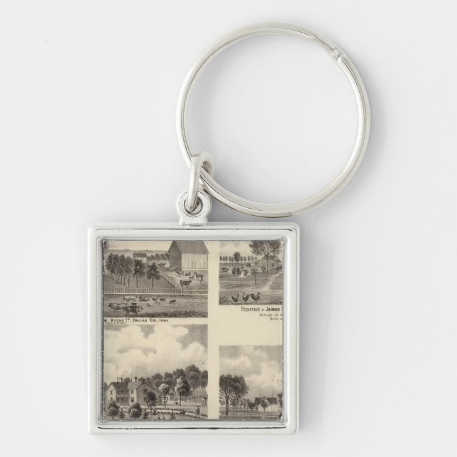 Residences of Swallow Keychain (Front)