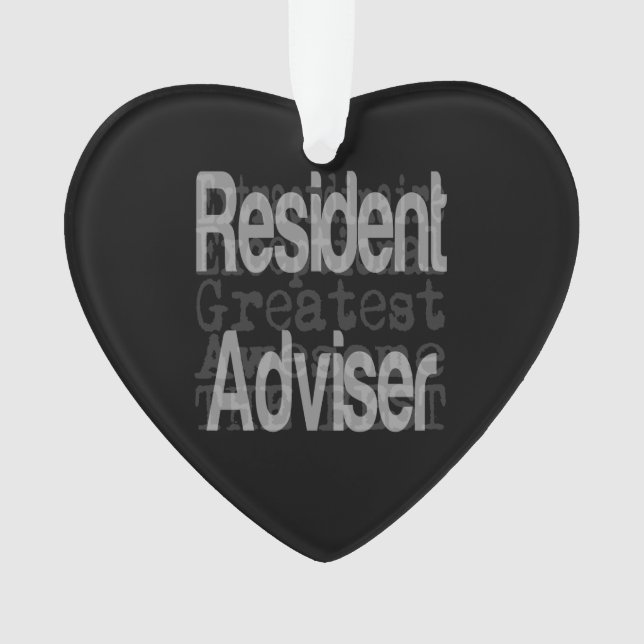 Resident Adviser Extraordinaire Ornament (Front)