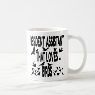 Resident Assistant Loves Birds Coffee Mug