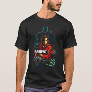 Resident Dark Evil Games Art 15 Basic Dark T-Shi T-Shirt