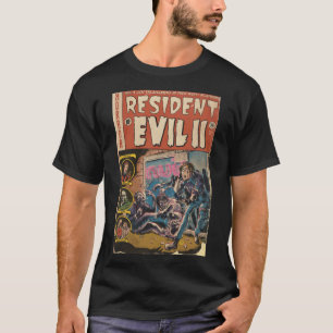 Resident Evil 2 fan art Comic book cover boy frien T-Shirt