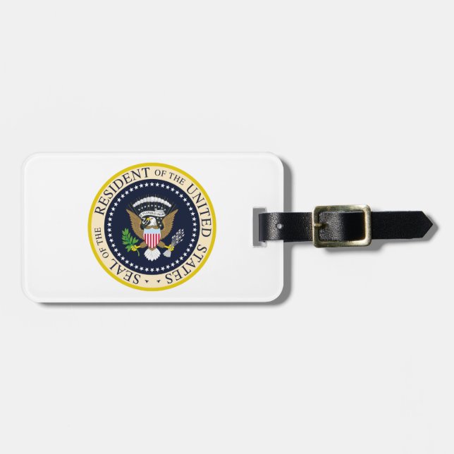 Resident of the United States Luggage Tag (Front Horizontal)