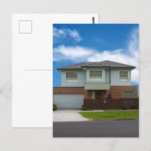 Residential house postcard