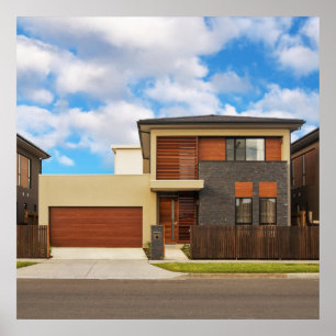 Residential house poster
