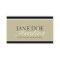 Residential Realtor Tan/White Script/Black Borders