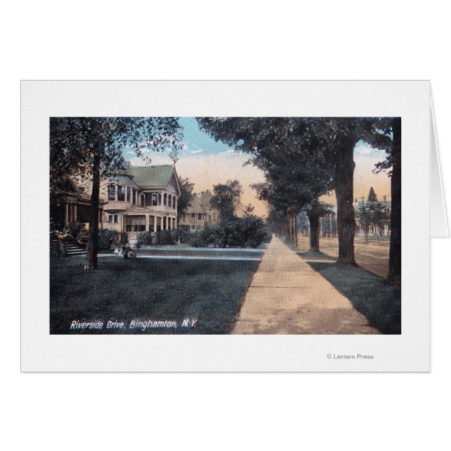 Residential Scene on Riverside Drive (Front Horizontal)
