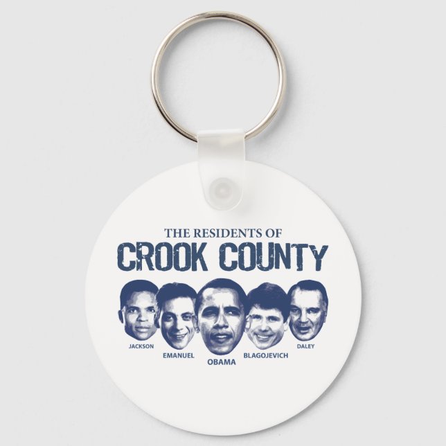 Residents of Crook County Keychain (Front)