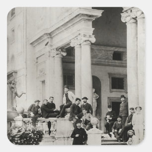Residents of Villa Medici in Rome Square Sticker
