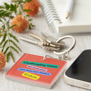 Resilience Acrylic Keychain