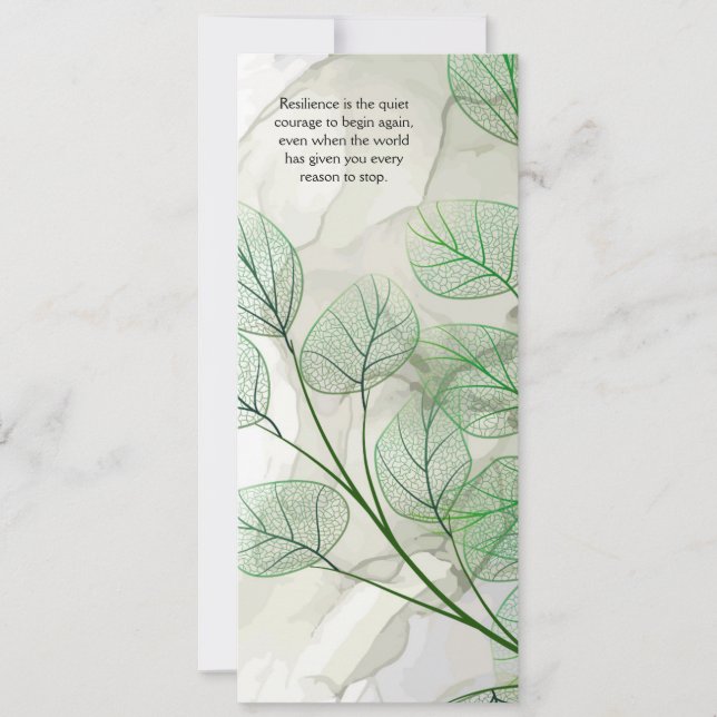 Resilience and Courage Card (Front)