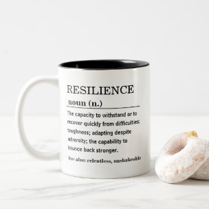 Resilience Definition Two-Tone Coffee Mug