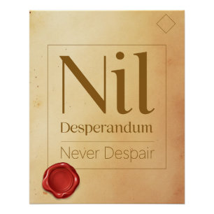 Resilience Motivational Quote - Latin Poster Art