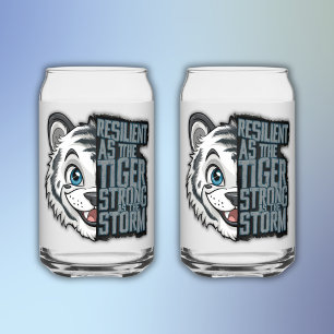 Resilient as the Tiger Can Glass