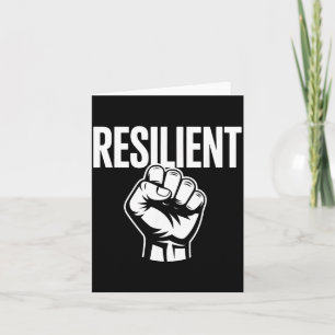 Resilient Mental Strength Self-Esteem Motivation Card