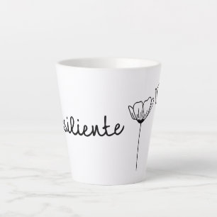Resiliente Flores Latte Mug