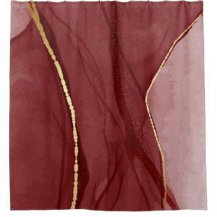 Resin art, dark red marsala abstract background. E