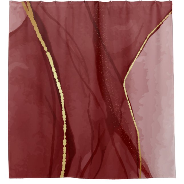 Resin art, dark red marsala abstract background. E (Front)