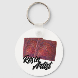 Resin Artist Sparkle Crafter  Keychain
