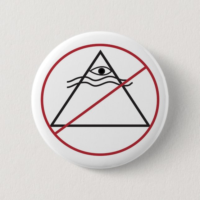 resist 2 inch round button (Front)