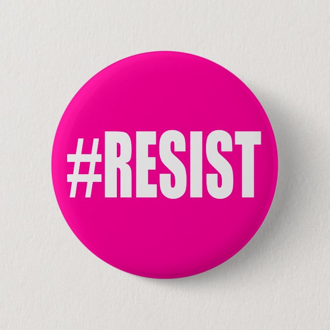 #RESIST 2 INCH ROUND BUTTON (Front)