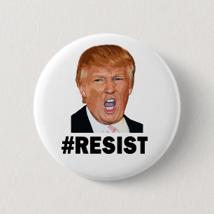 Resist 2 Inch Round Button