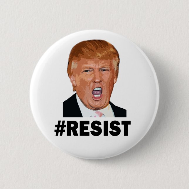 Resist 2 Inch Round Button (Front)