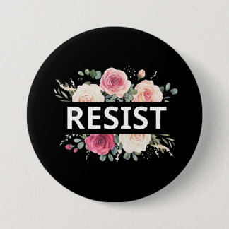 resist 3 inch round button
