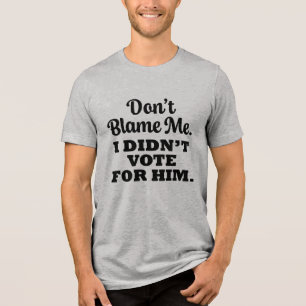 Resist: A Bold Statement Against Trump's Policies Tri-Blend Shirt