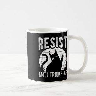 Resist Anti Trump Af Anti Trump Resistance Cat Coffee Mug