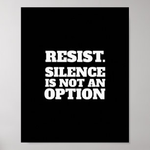 Resist Anti-trump Pro-america Pro-democracy Activi Poster