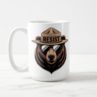 Resist Bear Ranger Coffee Mug