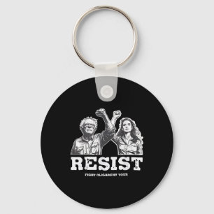Resist Bernie Sanders Freedom Us National Service  Keychain