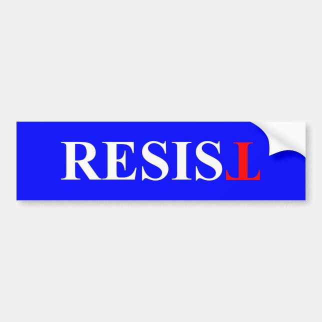 Resist Bumper Sticker (Front)