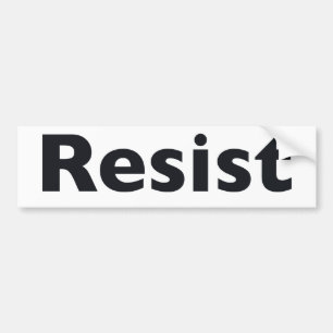 resist bumper sticker