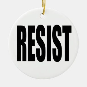 RESIST CERAMIC ORNAMENT