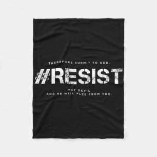 #resist Christian Fleece Blanket