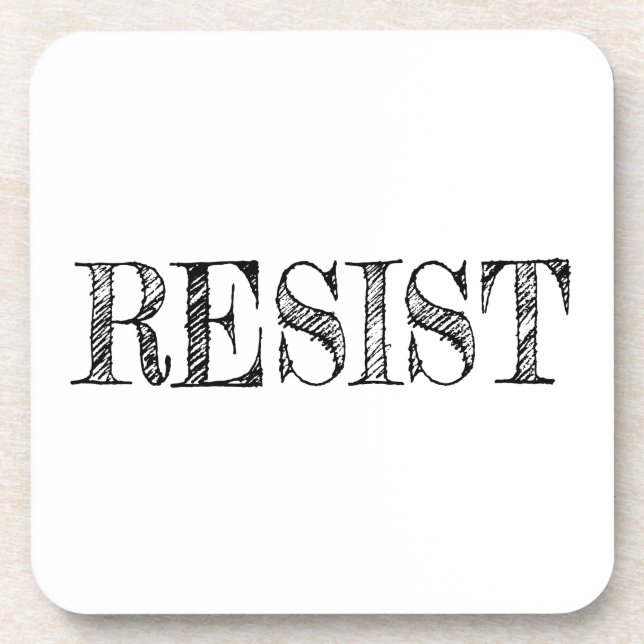 Resist Coaster (Front)