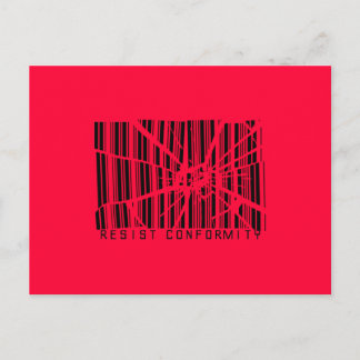 Resist Conformity Postcard