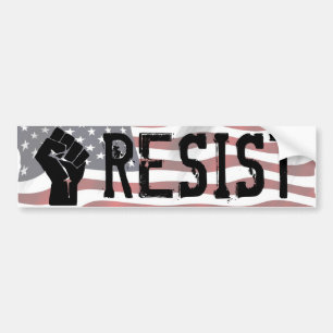 Resist Donald Trump Shirt "Resist Fist" Bumper Sti Sticker