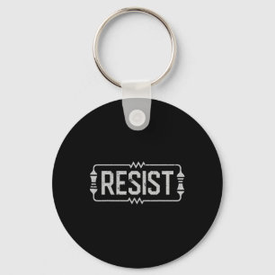 Resist Electrical Engineer Engineering Electronic Keychain