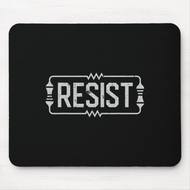 Resist Electrical Engineer Engineering Electronic  Mouse Pad (Front)