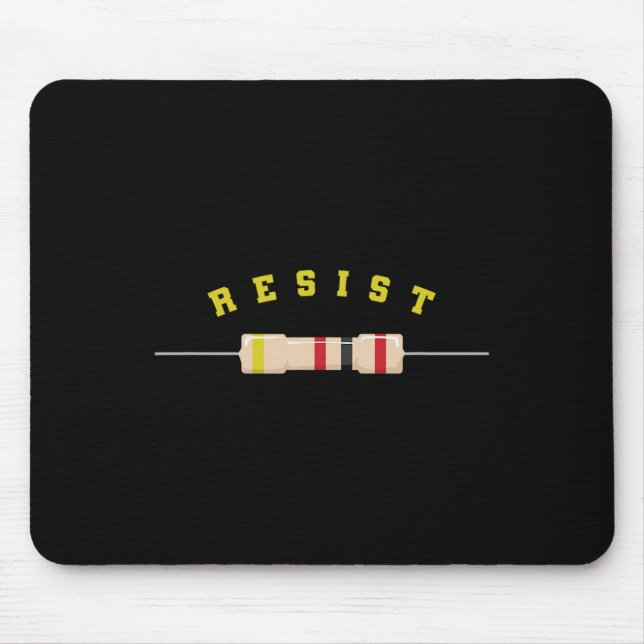 Resist Electronic Component Electronics  Mouse Pad (Front)