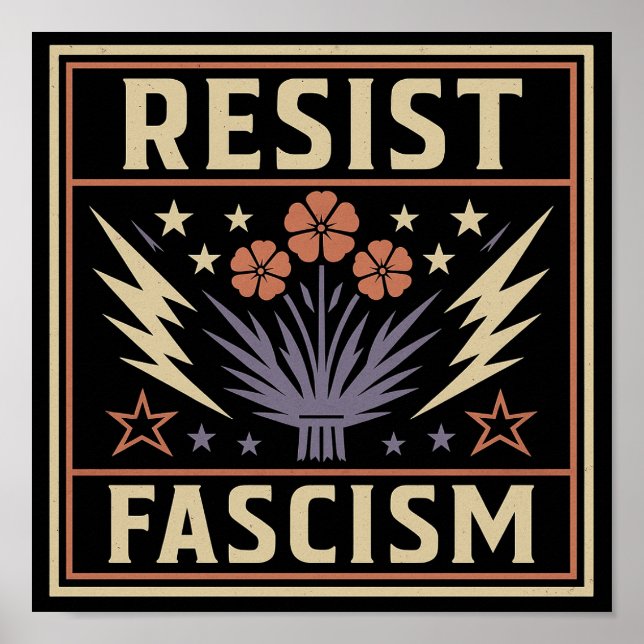 RESIST FASCISM POSTER (Front)