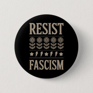 Resist Fascism Protest Trump Anti Trump 10 2 Inch Round Button