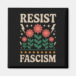 Resist Fascism Protest Trump Anti Trump 14 Magnet