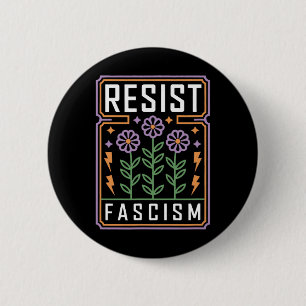 Resist Fascism Protest Trump Anti Trump 1 2 Inch Round Button